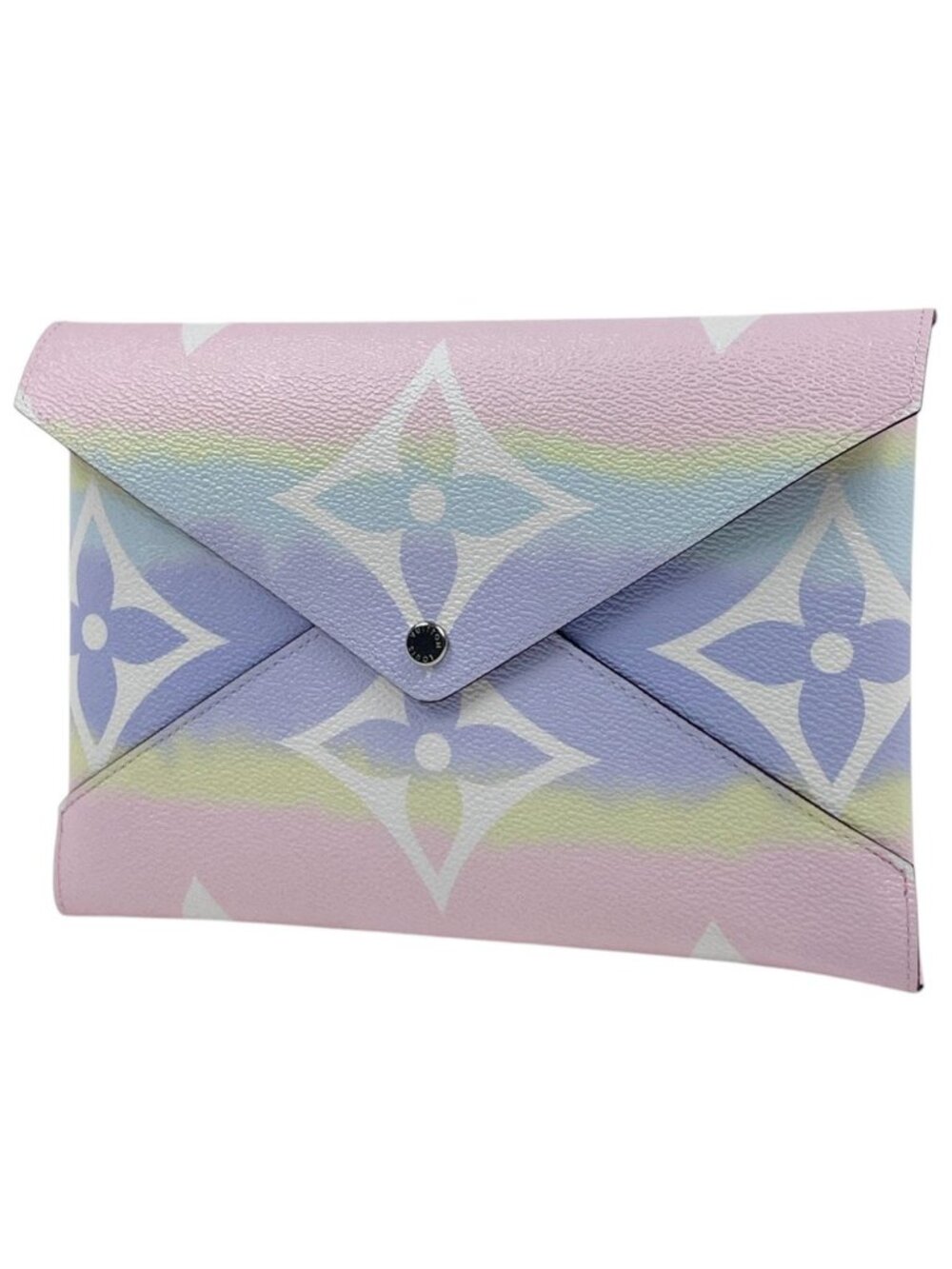 Louis Vuitton Pochette Kirigami Pouch LV Escale Monogram Giant Pink Purple